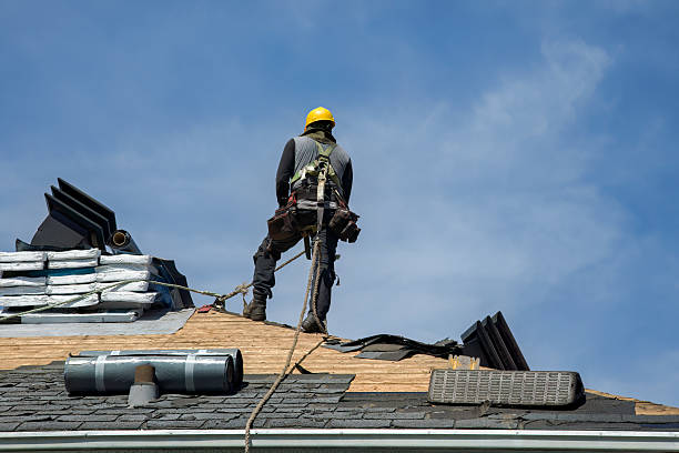 Professional Roofing technician working in Newport, VA